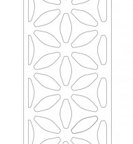 Резная 3D перегородка Seed Panel Border