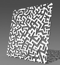 Резная 3D перегородка А18 Упрямый зигзаг